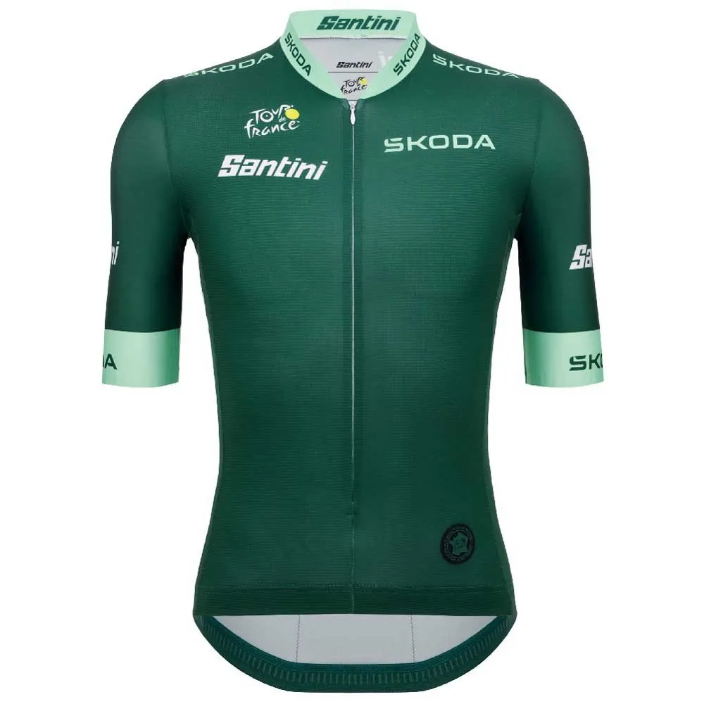 Santini Tour De France Official Green 2025 Kurzarm-radtrikot