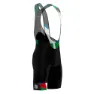 Santini Tour De France Official Mont Blanc-courchevel Trägerhose, Black