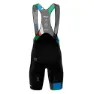 Santini Tour De France Official Mont Blanc-courchevel Trägerhose, Black