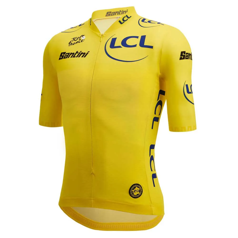 Santini Tour De France Official Overall Leader Kurzarm-radtrikot Santini Tour De France Official Overall Leader Kurzarm-radtrikot