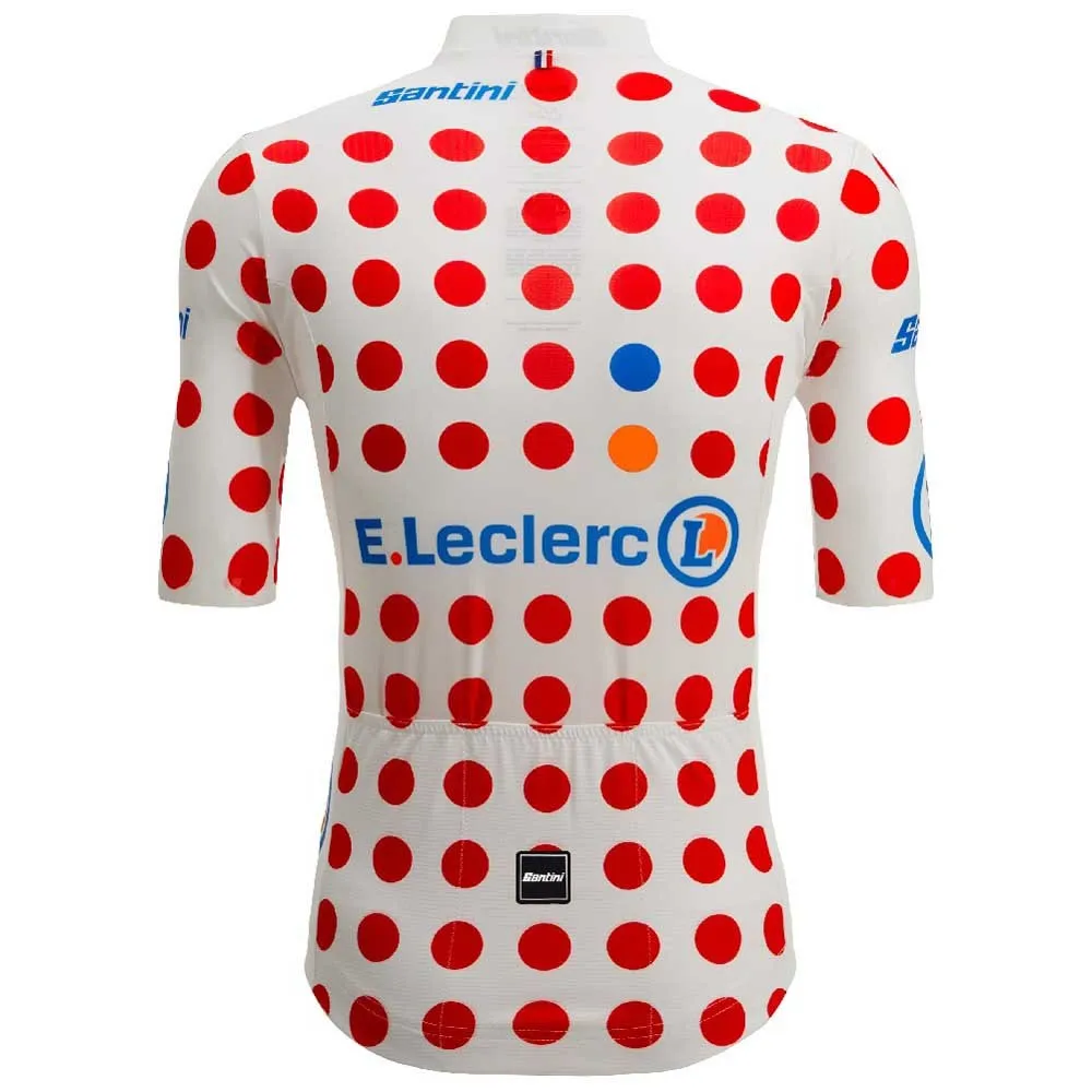Santini Tour De France Official Polka Dot 2025 Kurzarm-radtrikot Santini Tour De France Official Polka Dot 2025 Kurzarm-radtrikot