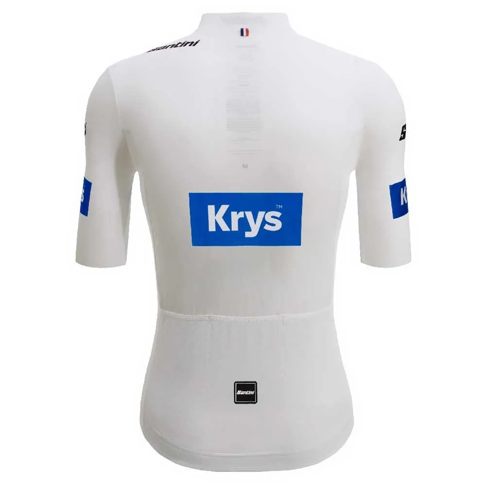 Santini Tour De France Official White 2025 Kurzarm-radtrikot Santini Tour De France Official White 2025 Kurzarm-radtrikot