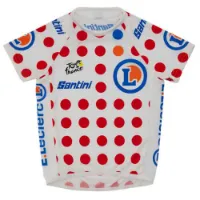 Santini Tour De France Overall Leader Jr Kurzarm-radtrikot Santini Tour De France Overall Leader Jr Kurzarm-radtrikot
