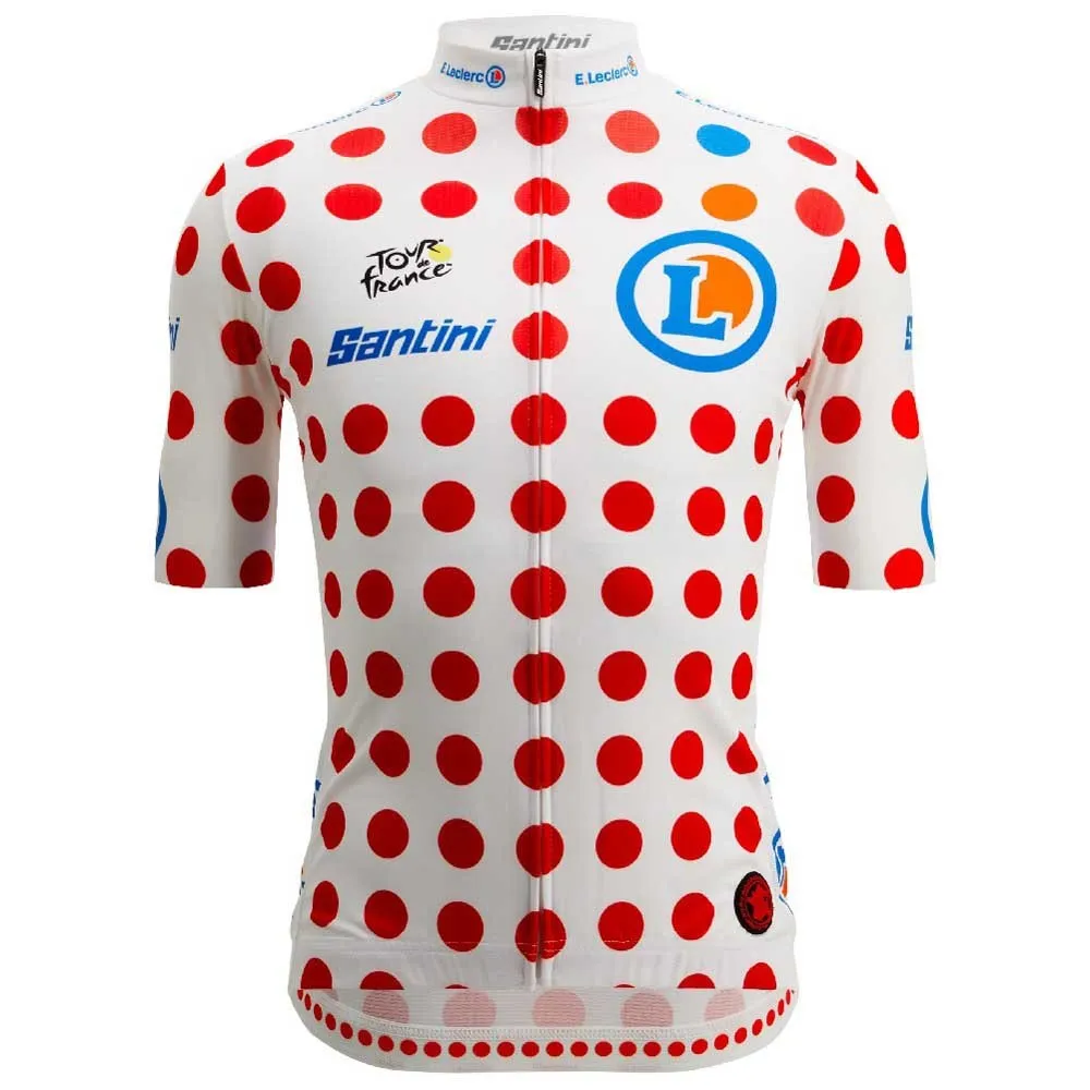 Santini Tour De France Polka Dot 2025 Kurzarm-radtrikot Santini Tour De France Polka Dot 2025 Kurzarm-radtrikot