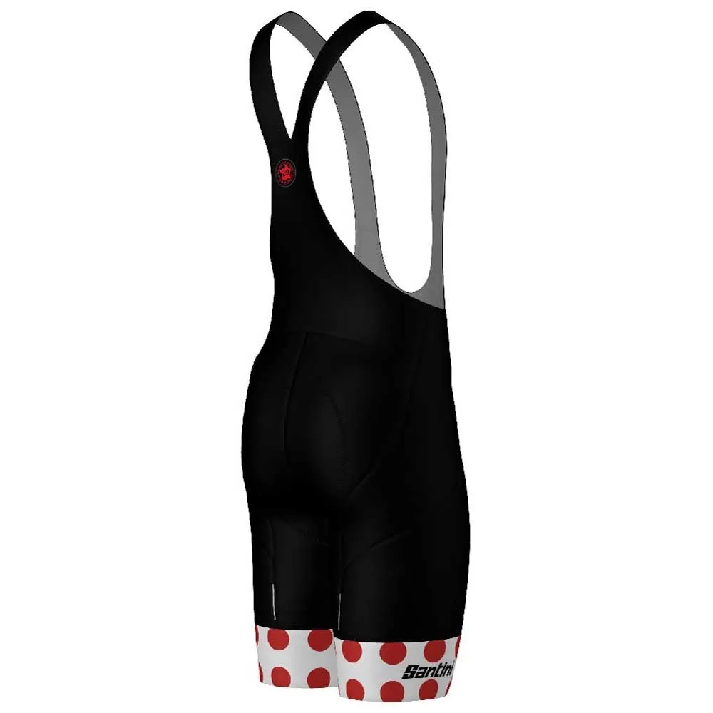 Santini Tour De France Polka Dot 2025 Trägerhose Santini Tour De France Polka Dot 2025 Trägerhose