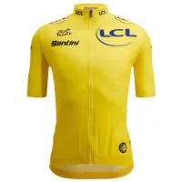 Santini Tour De France Yellow 2025 Kurzarm-radtrikot Santini Tour De France Yellow 2025 Kurzarm-radtrikot