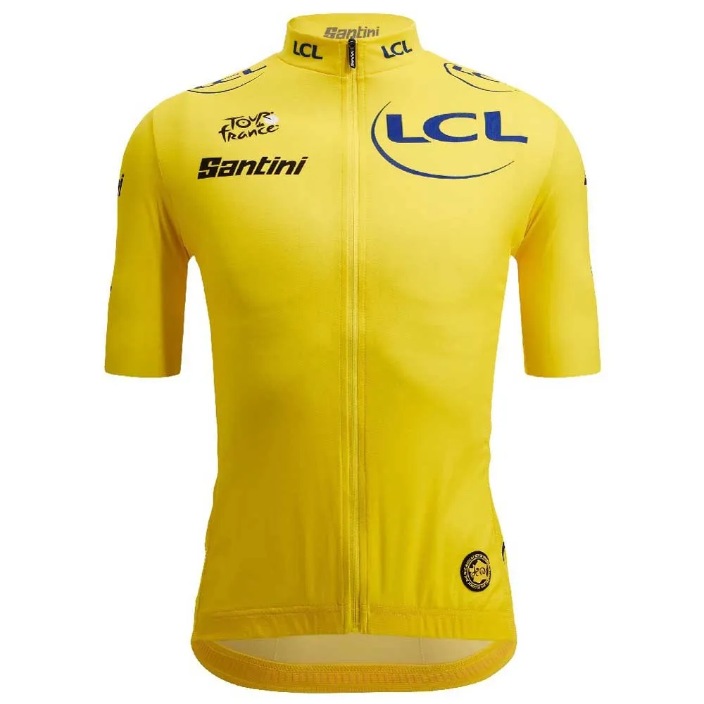 Santini Tour De France Yellow 2025 Kurzarm-radtrikot Santini Tour De France Yellow 2025 Kurzarm-radtrikot