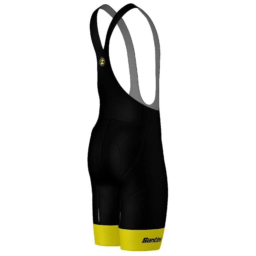 Santini Tour De France Yellow 2025 Trägerhose Santini Tour De France Yellow 2025 Trägerhose