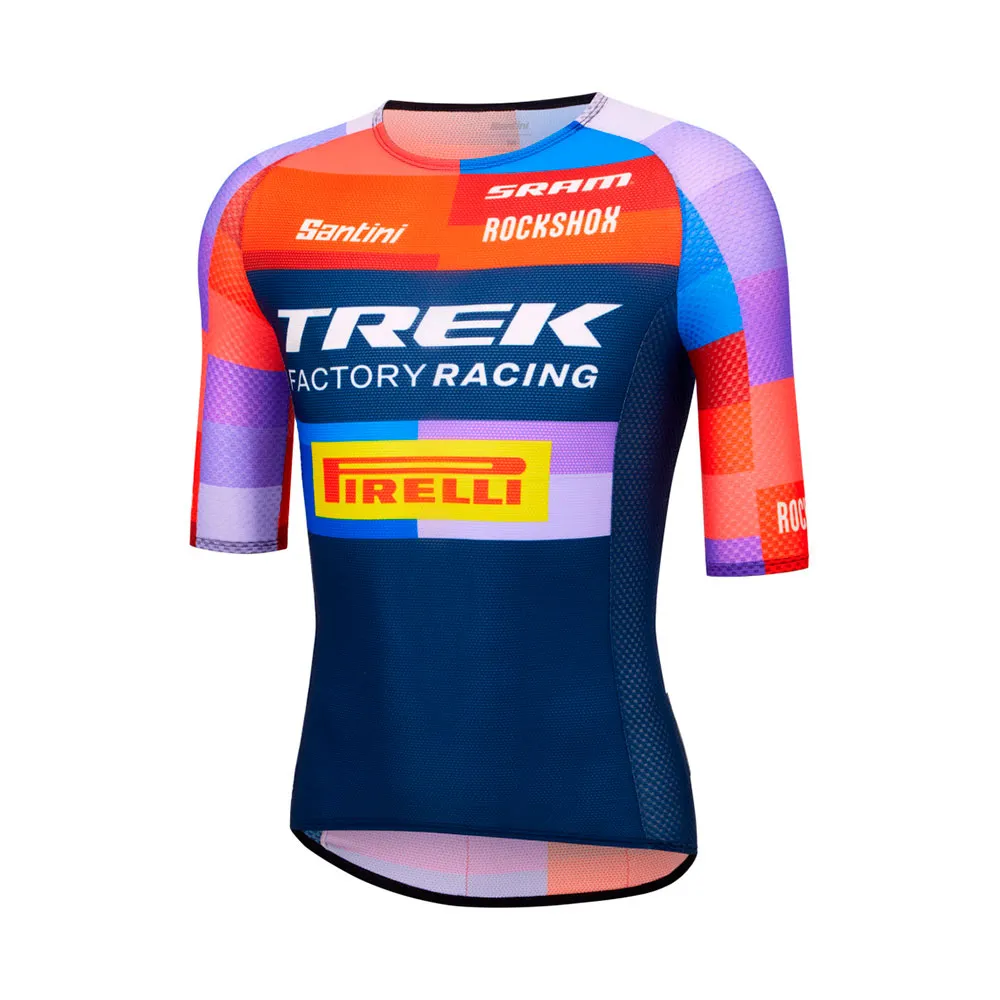 Santini Trek Factory Racing 2025 Kurzarm-radtrikot Santini Trek Factory Racing 2025 Kurzarm-radtrikot