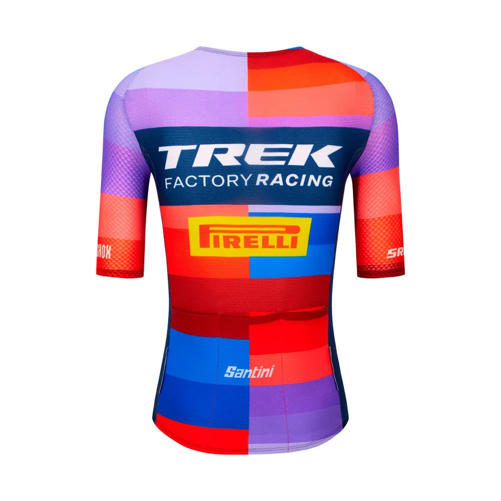 Santini Trek Factory Racing 2025 Kurzarm-radtrikot Santini Trek Factory Racing 2025 Kurzarm-radtrikot