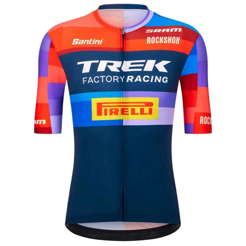 Santini Trek Factory Racing 2025 Kurzarm-radtrikot Santini Trek Factory Racing 2025 Kurzarm-radtrikot