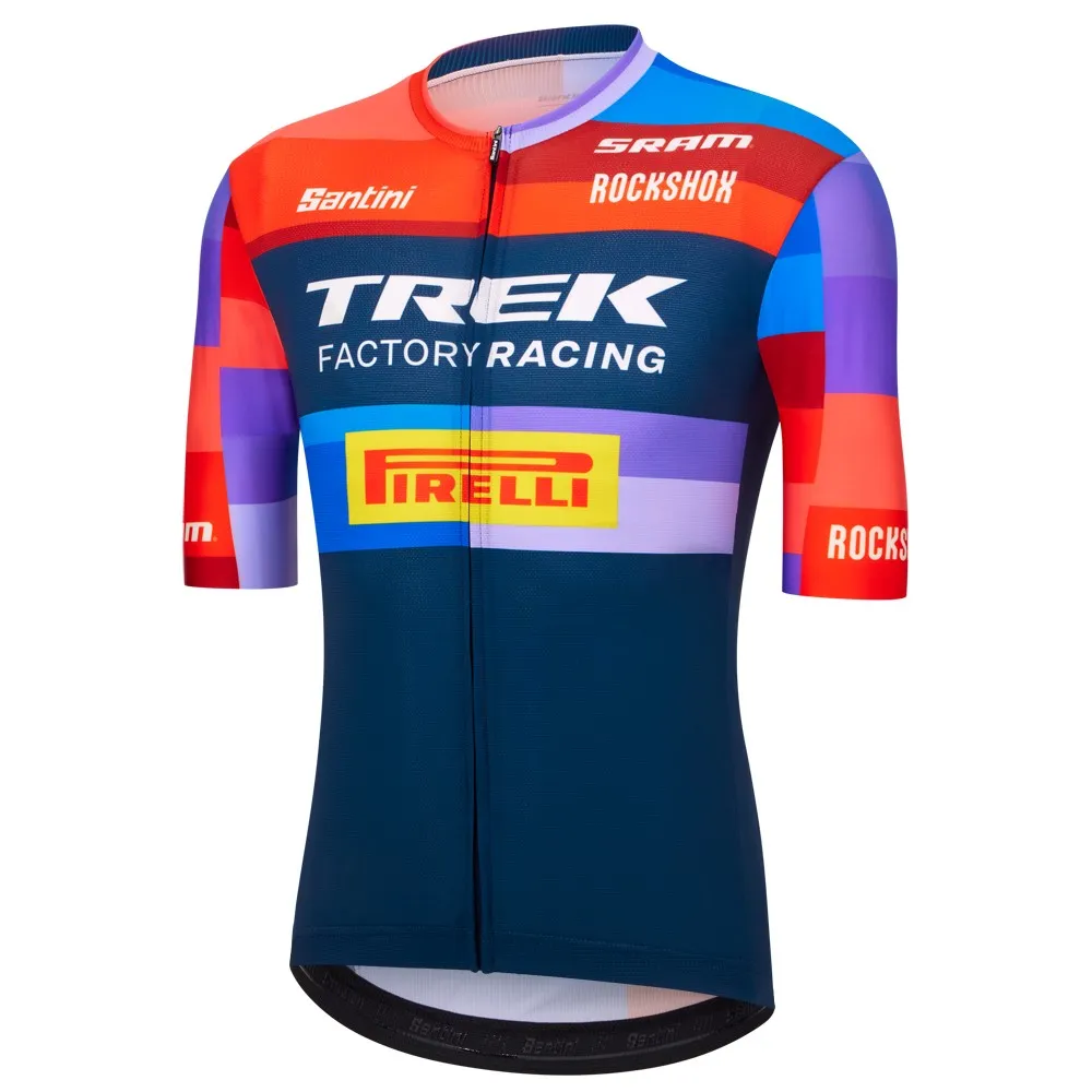 Santini Trek Factory Racing 2025 Kurzarm-radtrikot Santini Trek Factory Racing 2025 Kurzarm-radtrikot