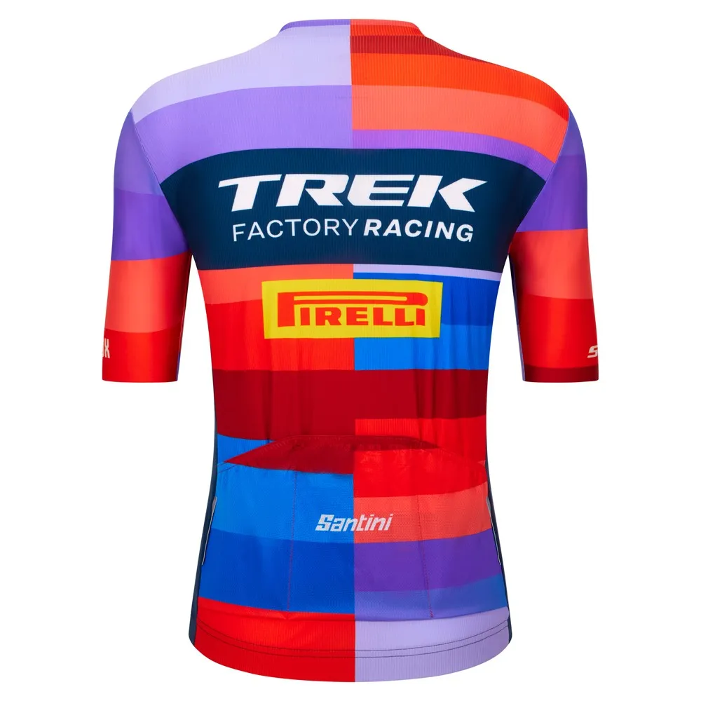 Santini Trek Factory Racing 2025 Kurzarm-radtrikot Santini Trek Factory Racing 2025 Kurzarm-radtrikot