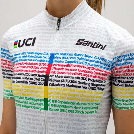 Santini Uci 100 Champion Kurzarm-radtrikot Santini Uci 100 Champion Kurzarm-radtrikot