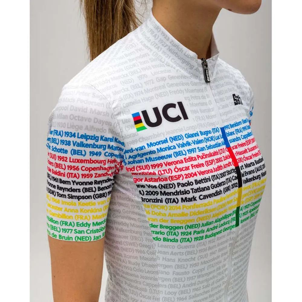 Santini Uci 100 Champion Kurzarm-radtrikot Santini Uci 100 Champion Kurzarm-radtrikot