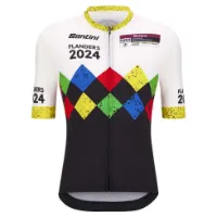 Santini Uci Gravel World Championships Leuven Kurzarm-radtrikot Santini Uci Gravel World Championships Leuven Kurzarm-radtrikot