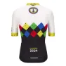 Santini Uci Gravel World Championships Leuven Kurzarm-radtrikot, Black