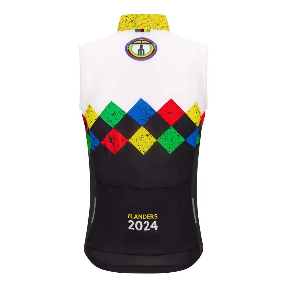 Santini Uci Gravel World Championships Leuven Weste, Black Santini Uci Gravel World Championships Leuven Weste, Black