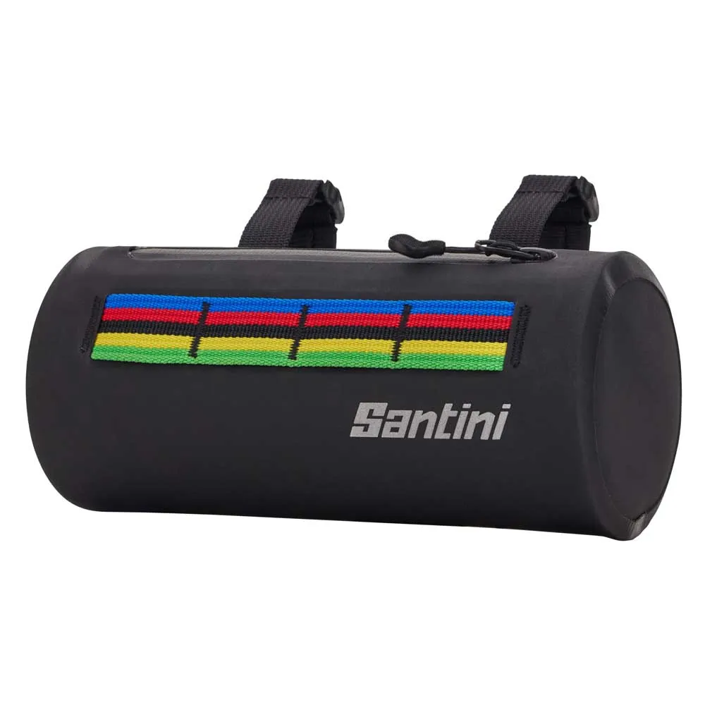 Santini Uci Lenkertasche, Black, One Size Santini Uci Lenkertasche, Black, One Size