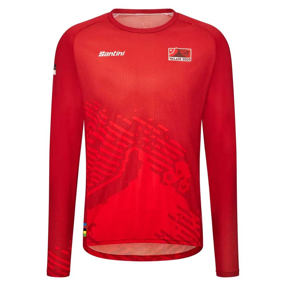 Santini Uci Mtb World Championships 2025 Langarm Enduro Trikot