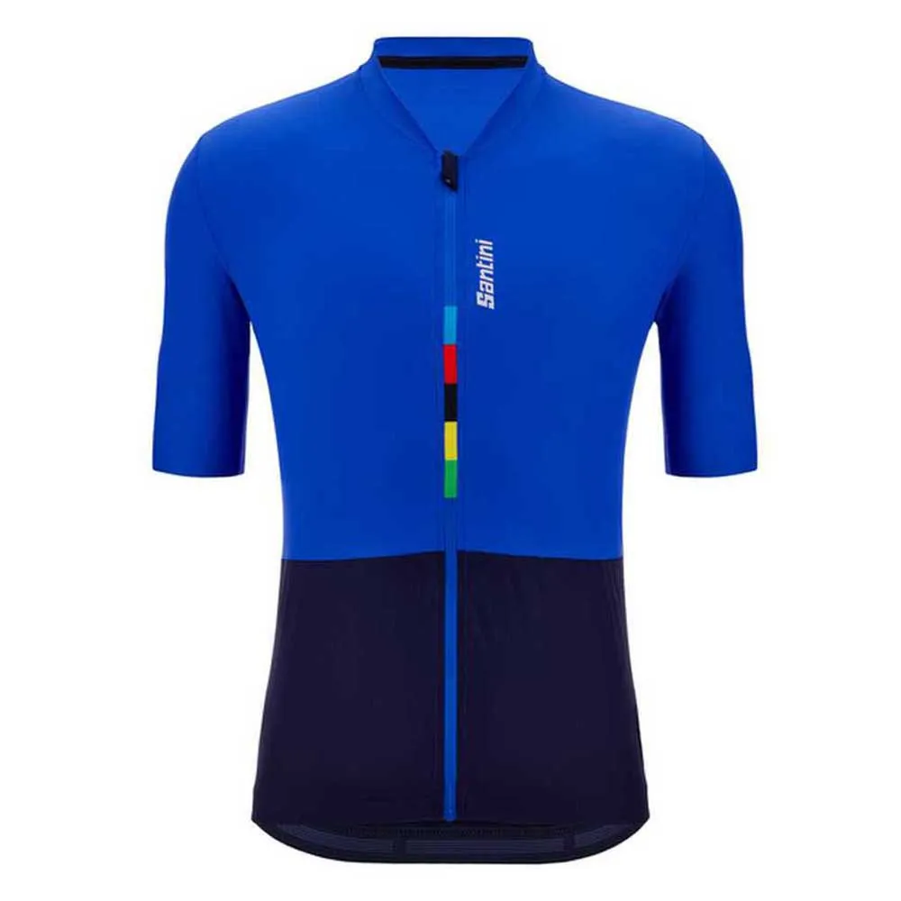 Santini Uci Official Riga Kurzarm-radtrikot, Royal Santini Uci Official Riga Kurzarm-radtrikot, Royal