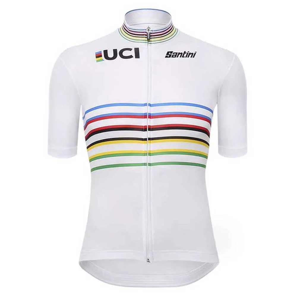 Santini Uci Official World Champion Master Kurzarm-radtrikot Santini Uci Official World Champion Master Kurzarm-radtrikot