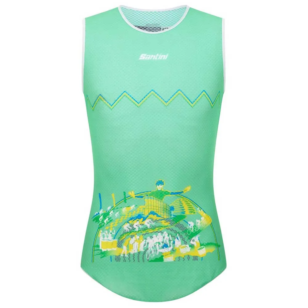 Santini Uci Road World Championships Kigali 2025 Ärmelloses Baselayer Santini Uci Road World Championships Kigali 2025 Ärmelloses Baselayer