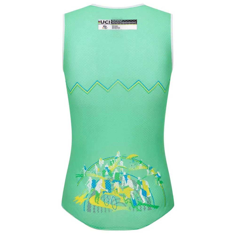 Santini Uci Road World Championships Kigali 2025 Ärmelloses Baselayer Santini Uci Road World Championships Kigali 2025 Ärmelloses Baselayer