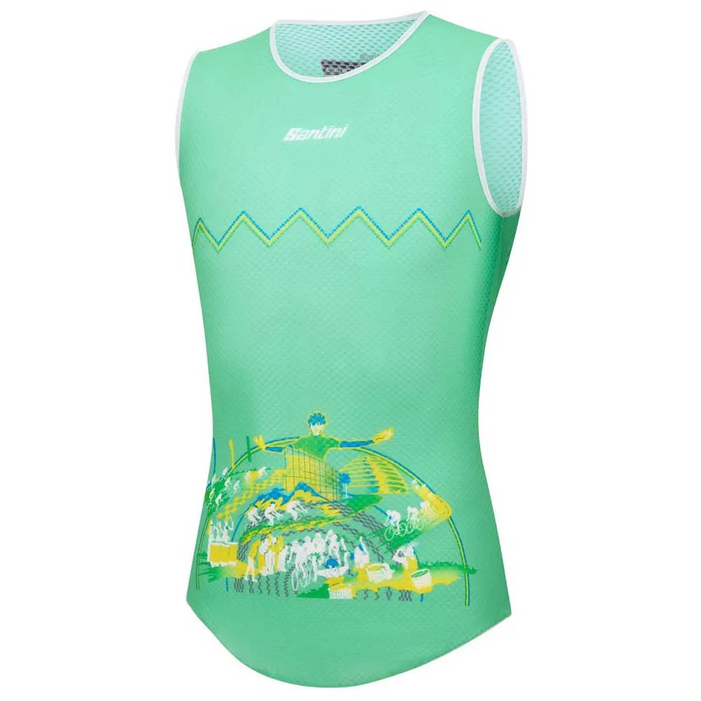 Santini Uci Road World Championships Kigali 2025 Ärmelloses Baselayer Santini Uci Road World Championships Kigali 2025 Ärmelloses Baselayer