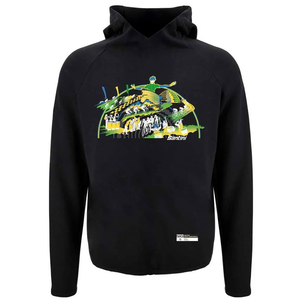 Santini Uci Road World Championships Kigali 2025 Kapuzenpullover Santini Uci Road World Championships Kigali 2025 Kapuzenpullover