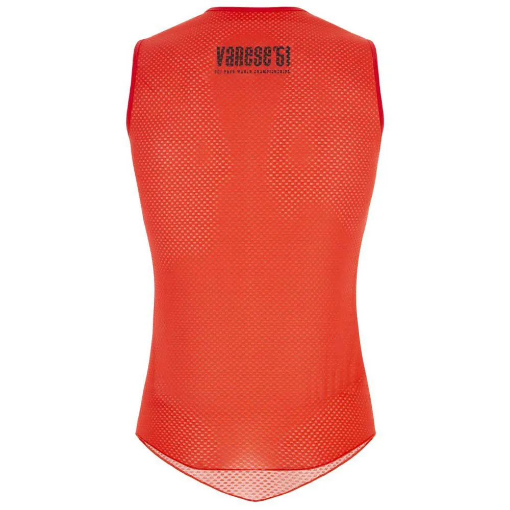 Santini Uci Varese 1951 Ärmelloses Baselayer, Red Santini Uci Varese 1951 Ärmelloses Baselayer, Red
