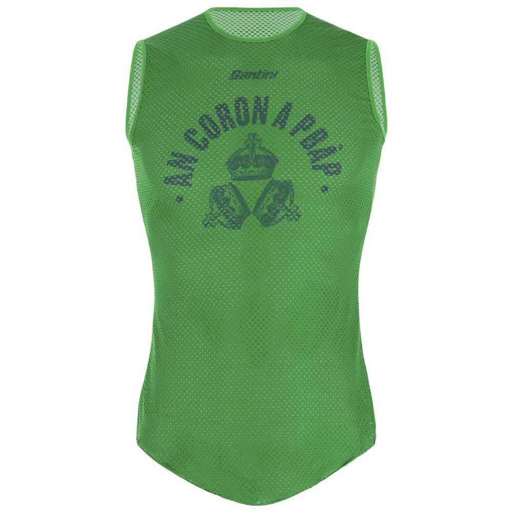 Santini Uci Villach 1987 Ärmelloses Baselayer, Green
