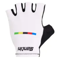 Santini Uci World Champion 2025 Kurze Handschuhe Santini Uci World Champion 2025 Kurze Handschuhe