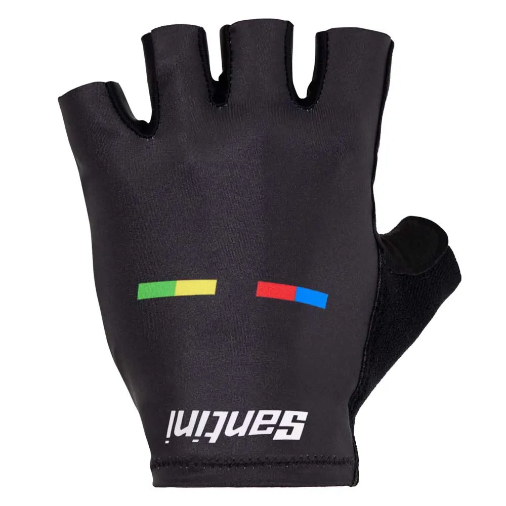 Santini Uci World Champion 2025 Kurze Handschuhe Santini Uci World Champion 2025 Kurze Handschuhe