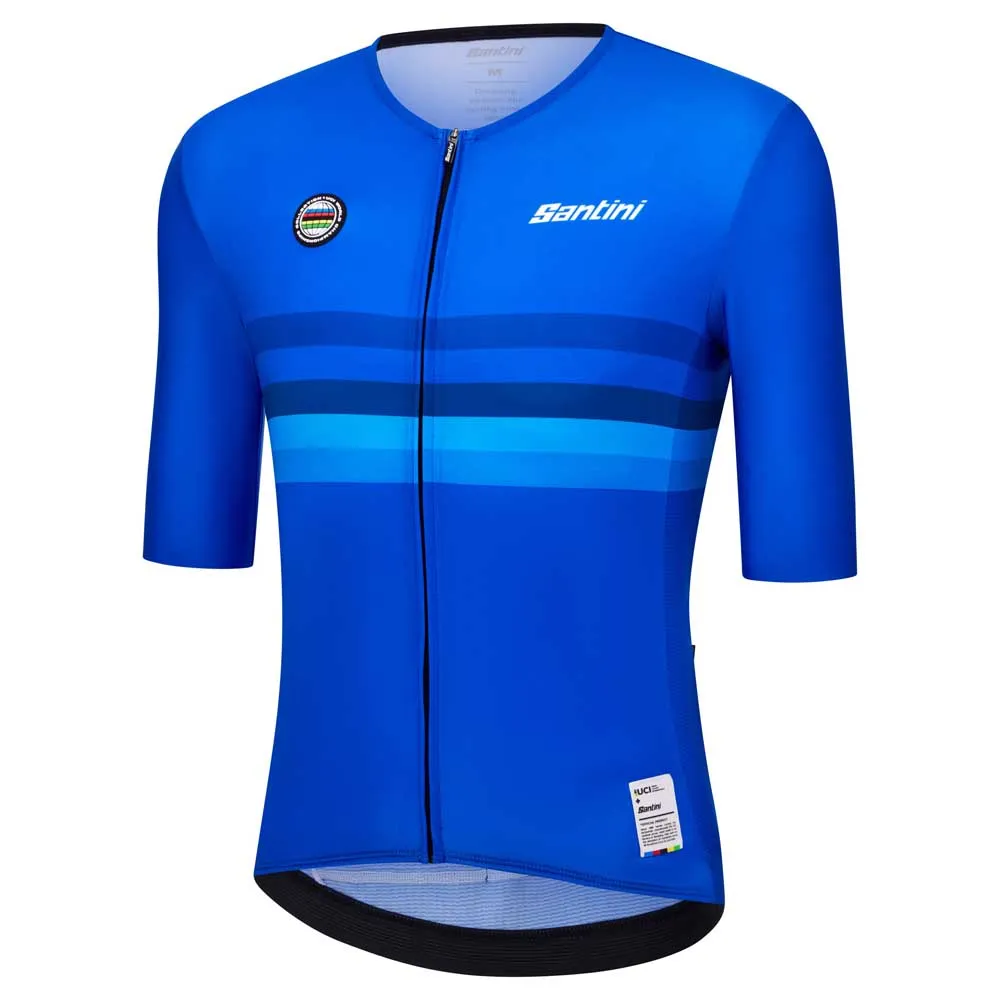 Santini Uci World Champion Italy 2025 Kurzarm-radtrikot, Print Santini Uci World Champion Italy 2025 Kurzarm-radtrikot, Print