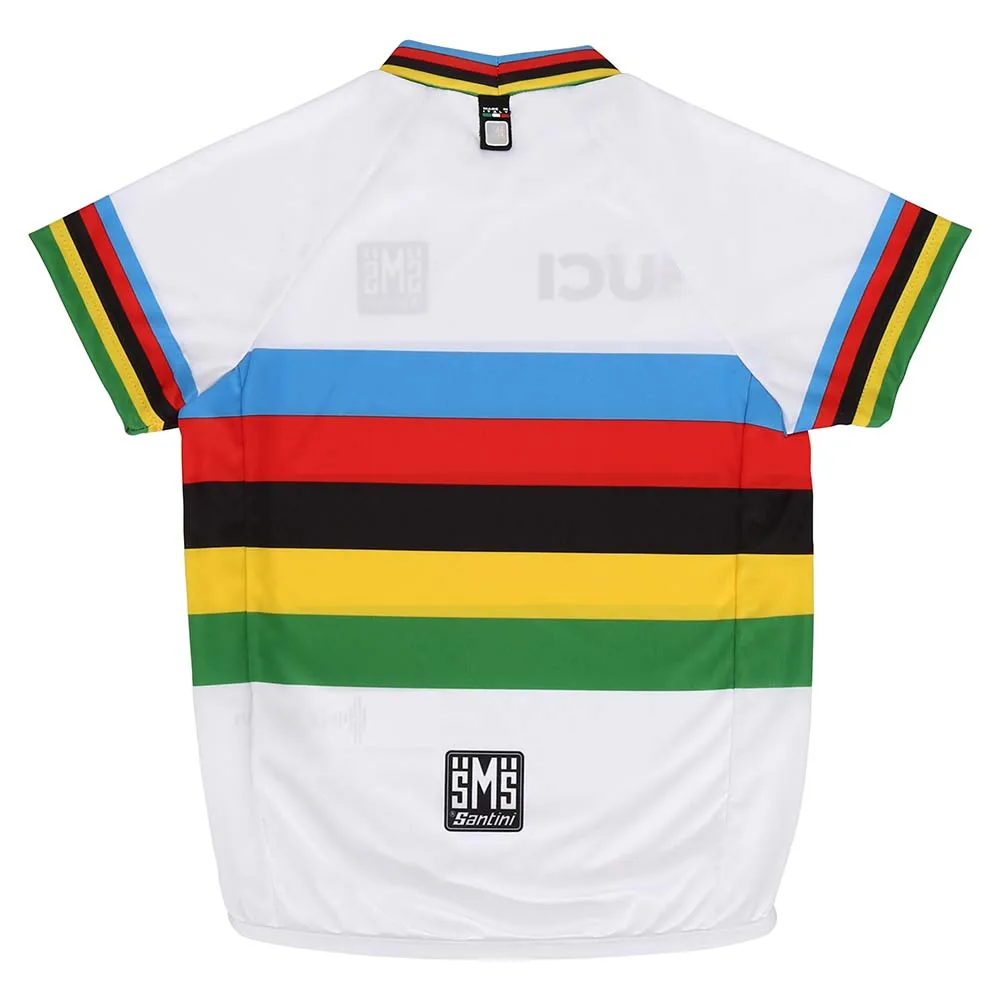 Santini Uci World Champion Kurzarm-t-shirt Santini Uci World Champion Kurzarm-t-shirt
