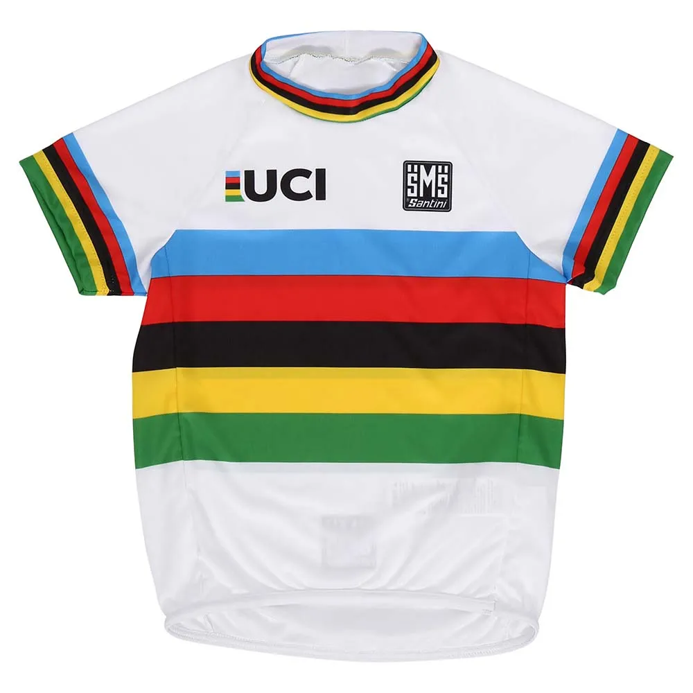 Santini Uci World Champion Kurzarm-t-shirt Santini Uci World Champion Kurzarm-t-shirt