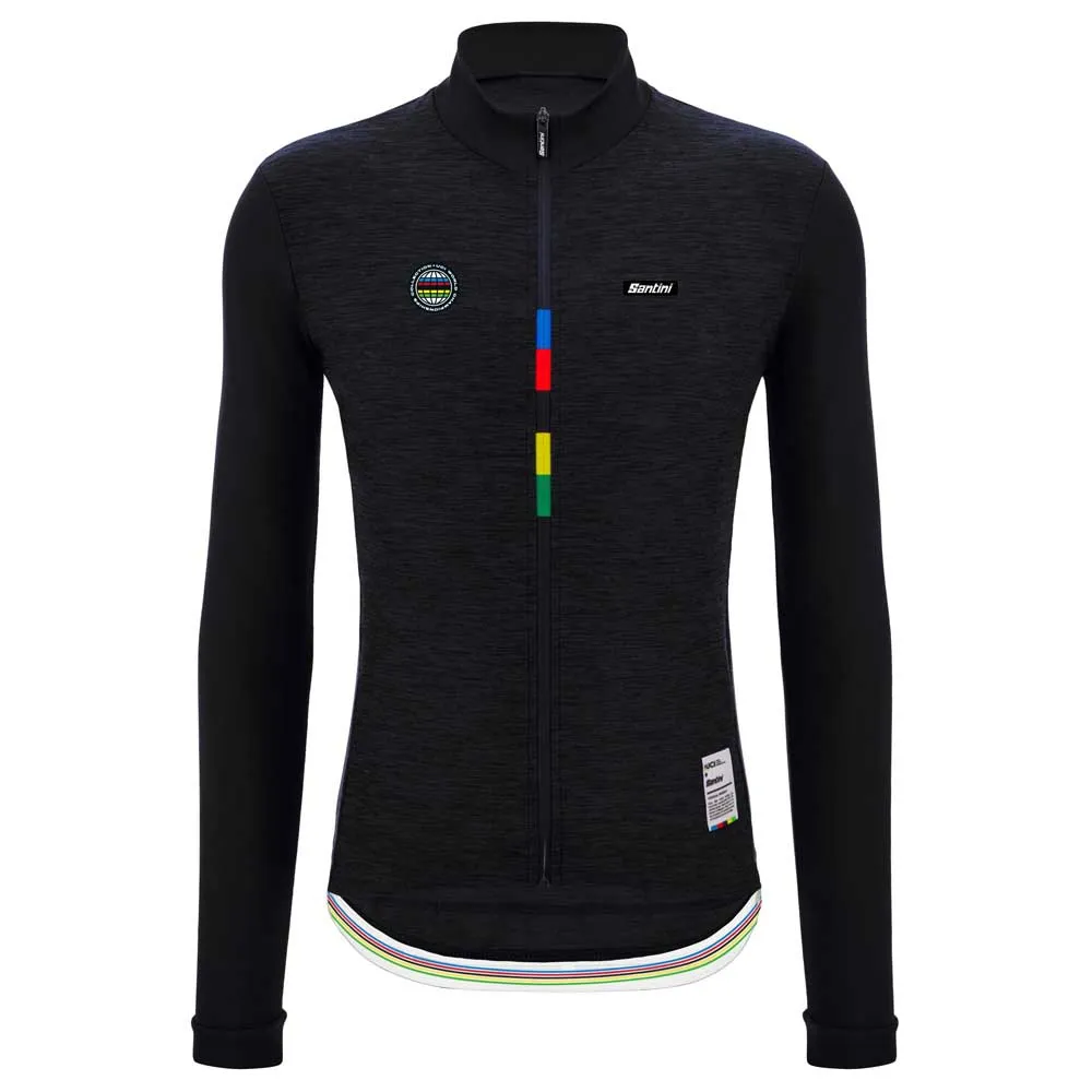 Santini Uci World Champion Mondo 2025 Langarm-trikot Santini Uci World Champion Mondo 2025 Langarm-trikot