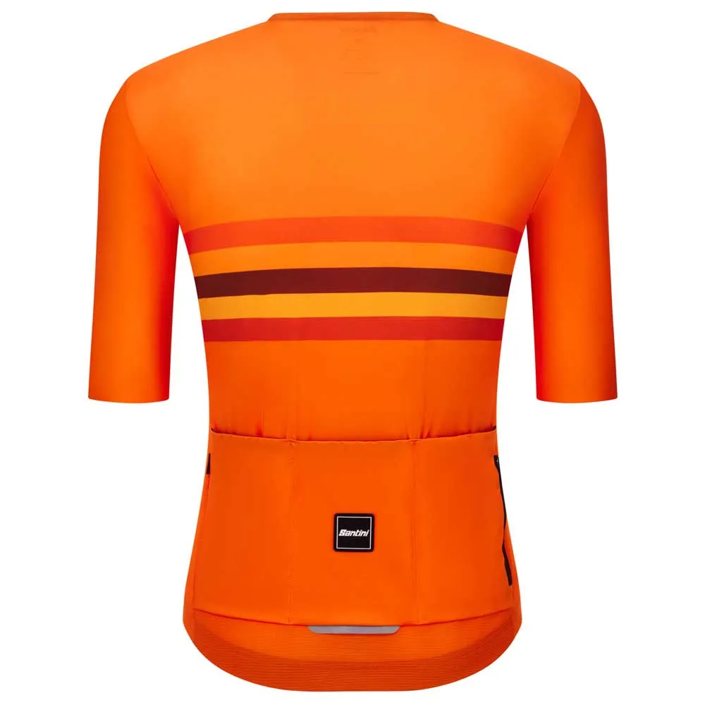 Santini Uci World Champion Netherlands 2025 Kurzarm-radtrikot