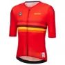 Santini Uci World Champion Spain 2025 Kurzarm-radtrikot