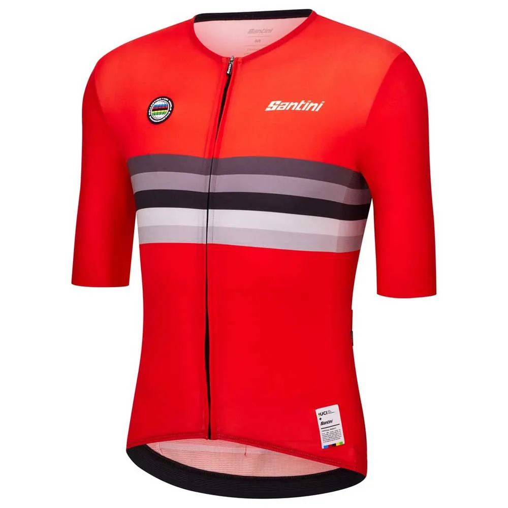 Santini Uci World Champion Switzerland 2025 Kurzarm-radtrikot Santini Uci World Champion Switzerland 2025 Kurzarm-radtrikot