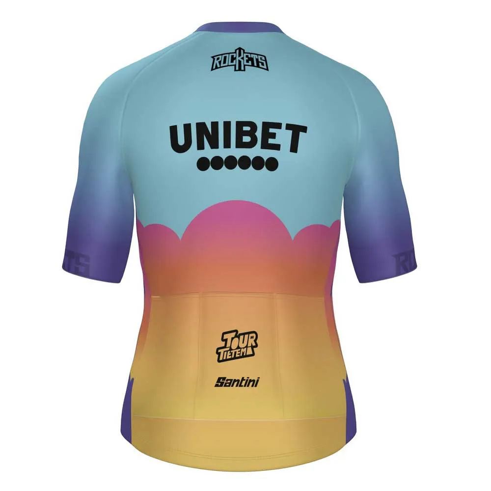 Santini Unibet Rockets Fan Line 2025 Kurzarm-radtrikot Santini Unibet Rockets Fan Line 2025 Kurzarm-radtrikot