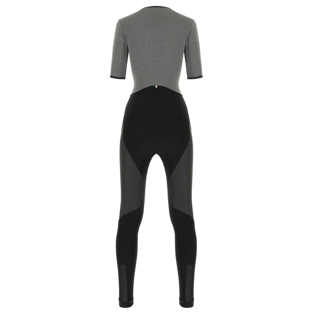 Santini Vega Grido Lange Trägerhose, Black