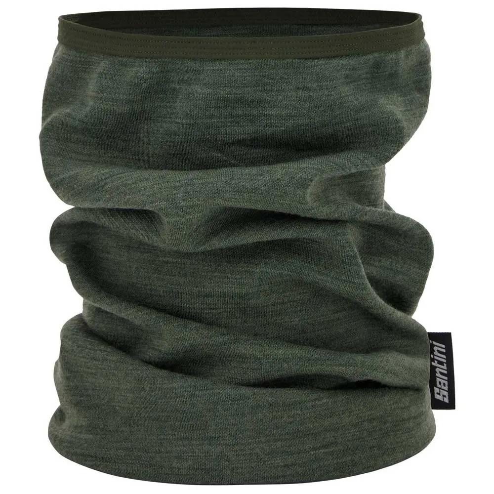 Santini Wool Nackenwärmer, Green