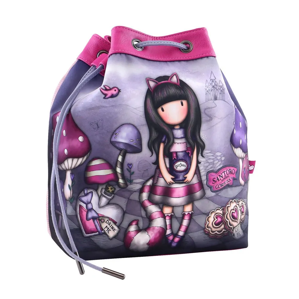 Santoro London Gorjuss™ Cheshire-katze Turnbeutel, Multicolor Santoro London Gorjuss™ Cheshire-katze Turnbeutel, Multicolor