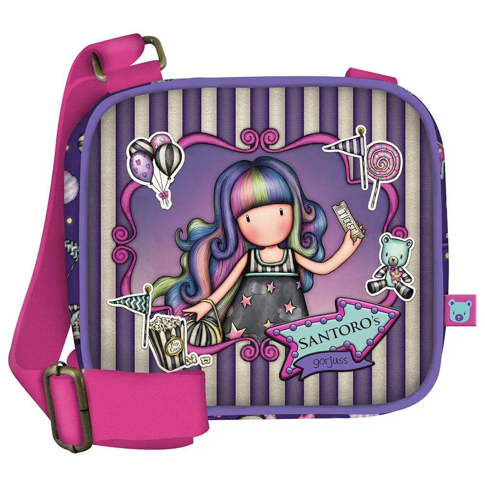 Santoro London Gorjuss™ Fairground Up And Away Umhängetasche, Multicolor