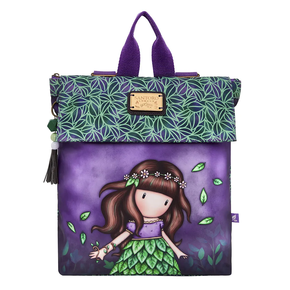 Santoro London Gorjuss Large To The Ends Of The Earth Rucksack, Multicolor 1253 Santoro London Gorjuss Large To The Ends Of The Earth Rucksack, Multicolor 1253