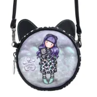 Santoro London Mini Round Gorjuss™ Smitten Kitten Umhängetasche