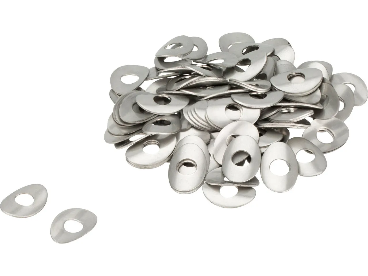 Sapim Nippel-Unterlegscheiben oval klein - 100 Stück, One_size 1 Sapim Nippel-Unterlegscheiben oval klein - 100 Stück, One_size 1