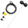 Saris Kabelschloss für Fahrradträger Trunk Rack Lock Unisex, schwarz, TU